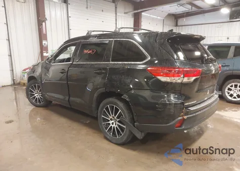 2017 Toyota Highlander Se from USA, damaged, VIN 5TDJZRFH2HS416930